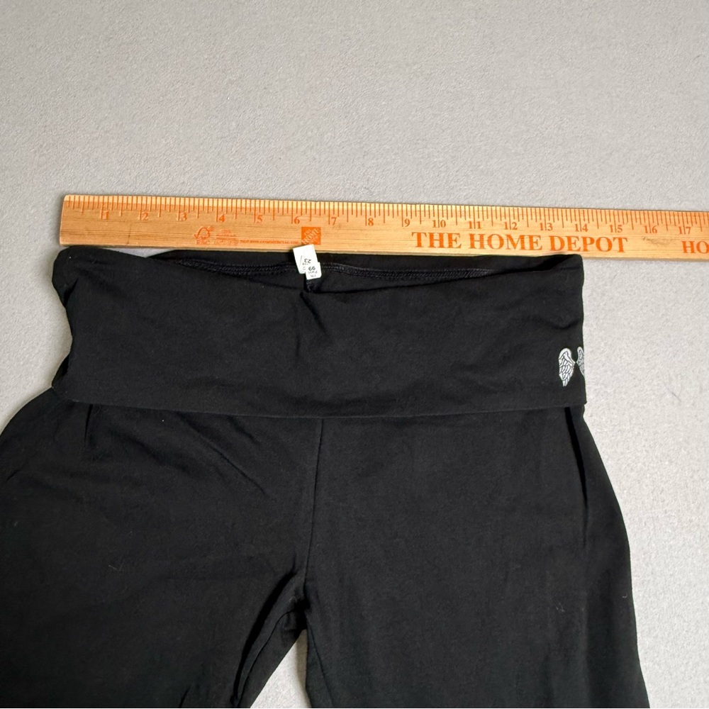 Victoria's Secret Yoga Pants Foldover Leggings Small Angel Wing Y2K Small X Long - Picture 7 of 7